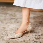 LBSFY  -Shoes Rhinestone High Heels Women Pumps Sexy Pointed Party Women Sandals Heel Stiletto Wedding Shoes Zapatillas Mujer
